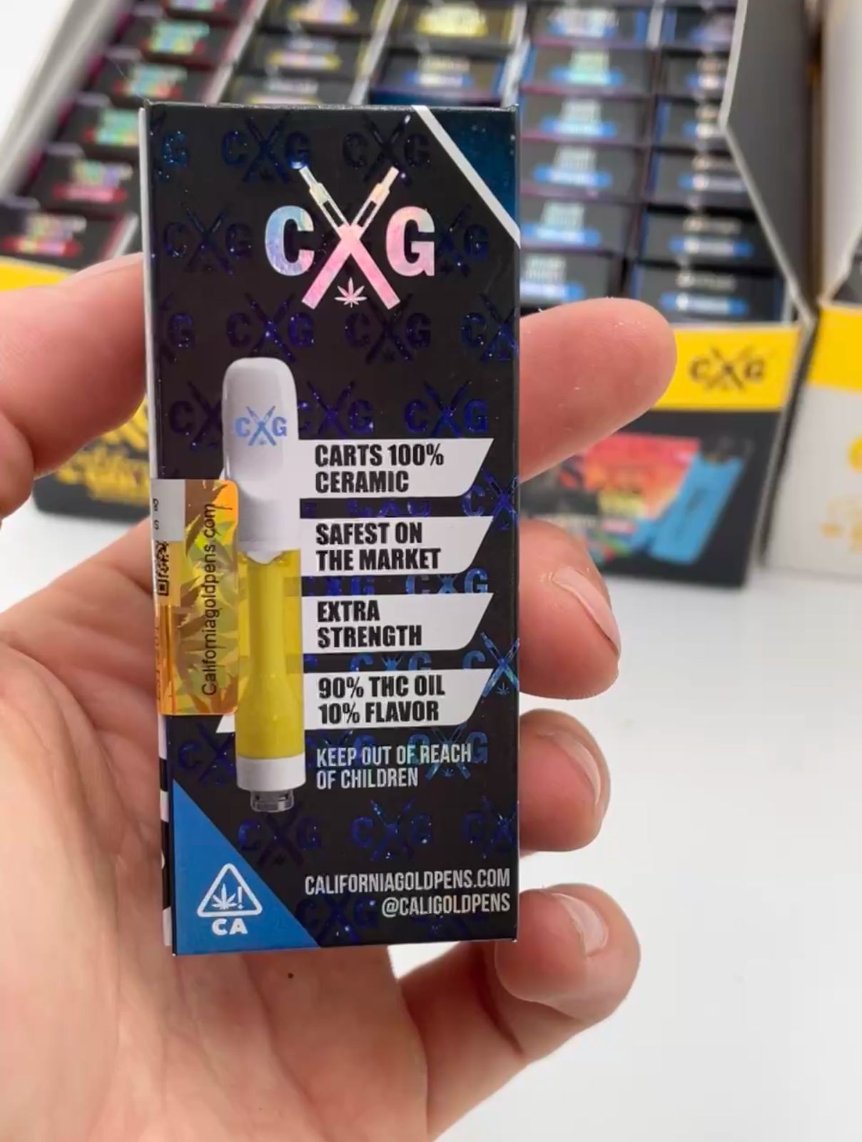 California Gold 1G THC Carts